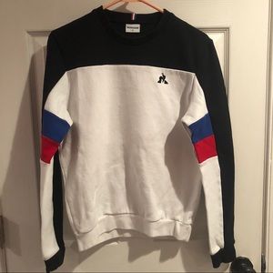 LE COQ SPORTIF sweatshirt - men’s S - black/white